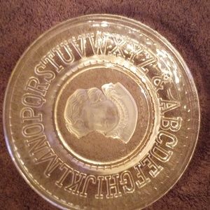 Vintage ABC Dish/ Plate